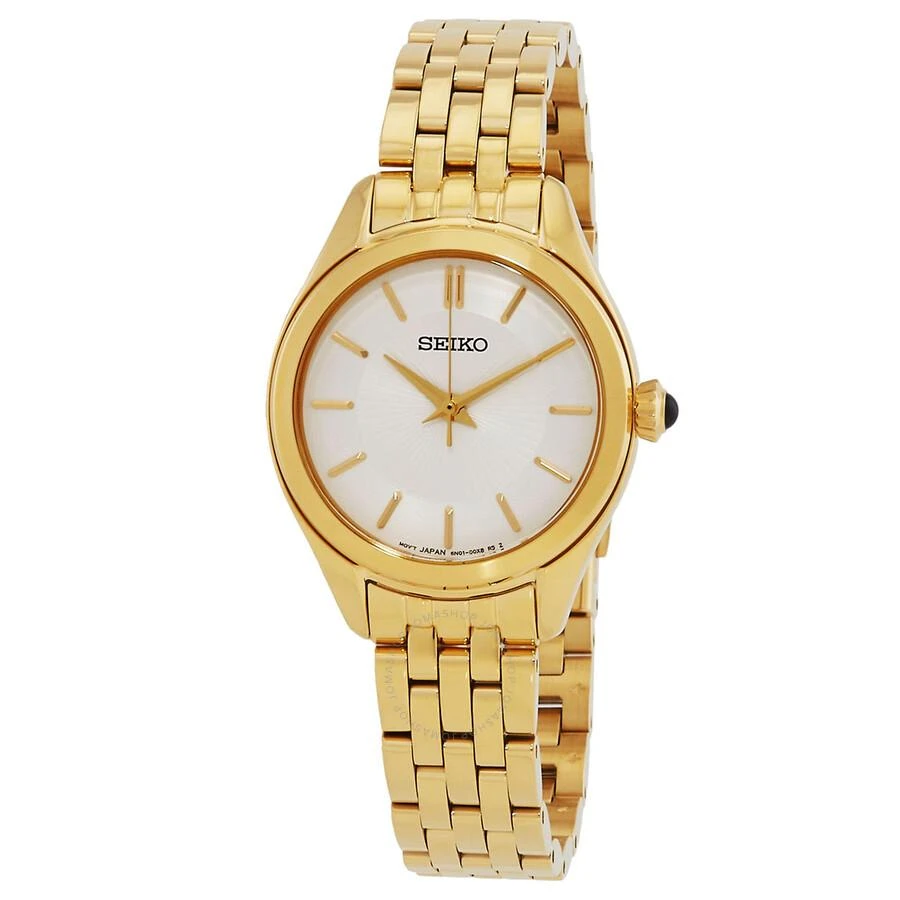 Seiko Quartz White Dial Ladies Watch SUR538P1 1