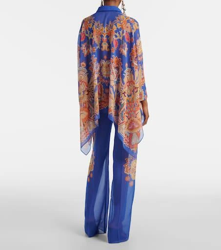 ETRO Printed poncho 3