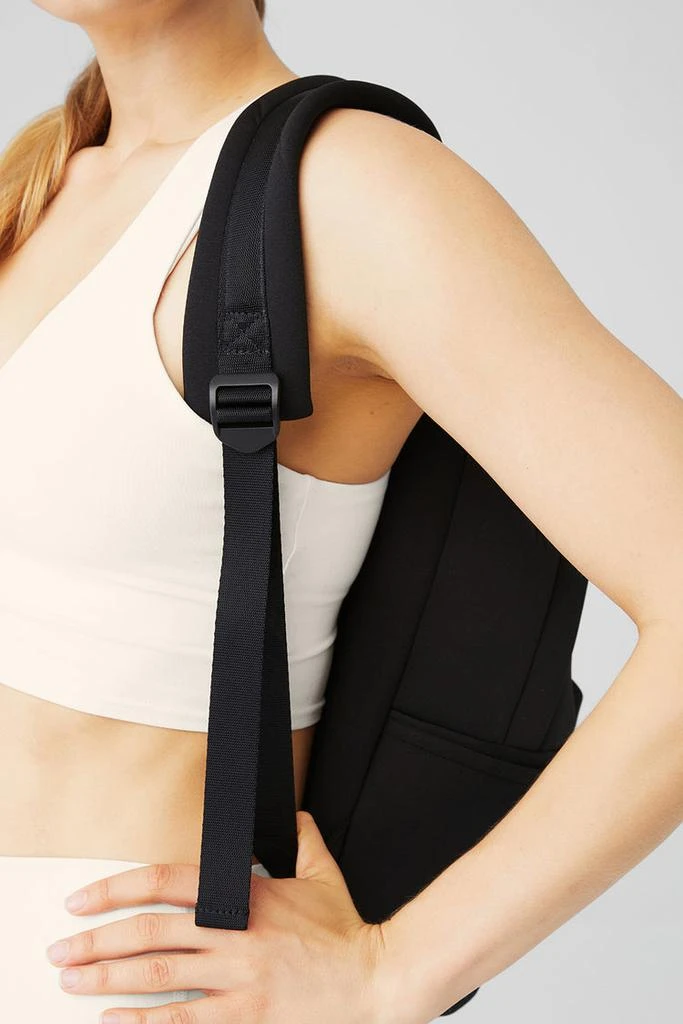 Alo Stow Backpack - Black/Silver 6