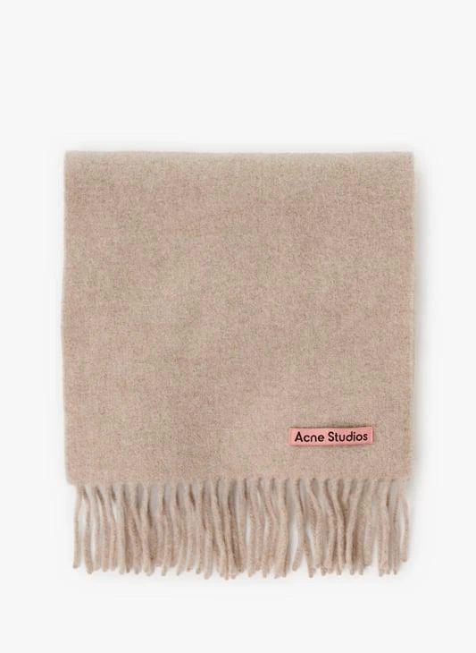 Acne Studios Scarf with a plain and checked appearance