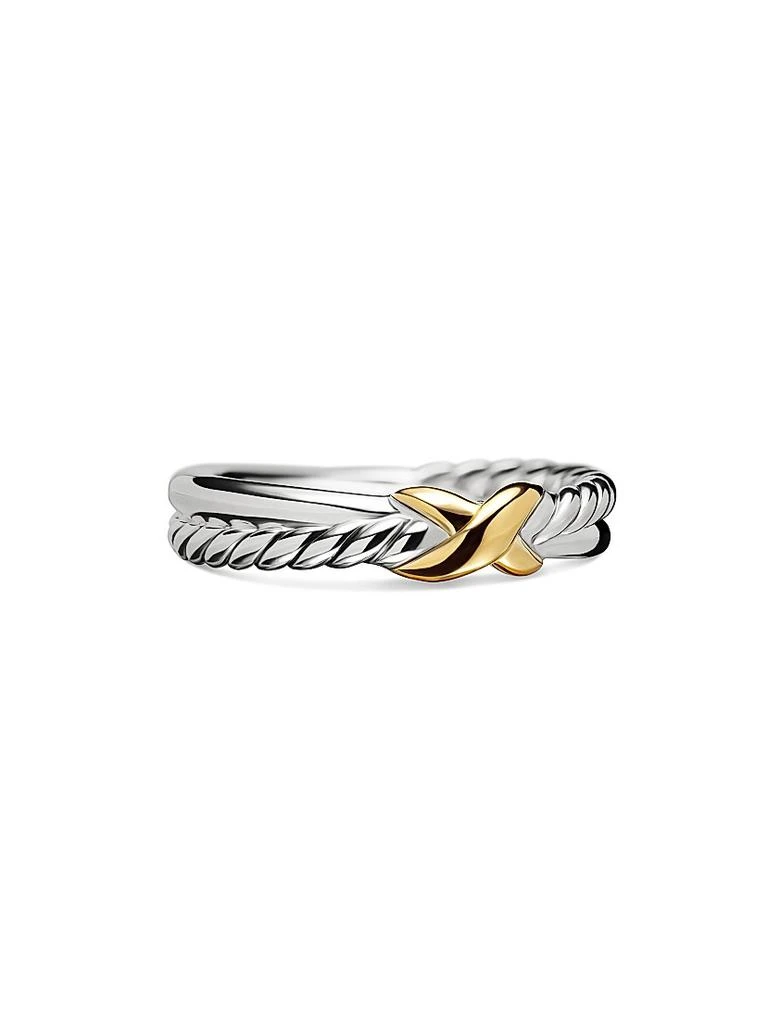 David Yurman Petite X Ring in Sterling Silver