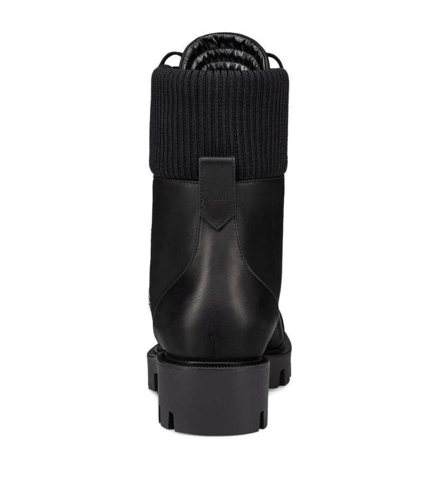 Christian Louboutin En Hiver Leather Biker Boots 3