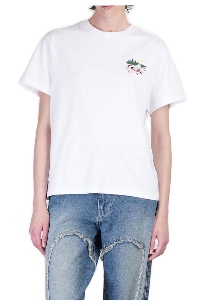 Carne Bollente Carne Bollente Lustful Lakeside Crewneck T-shirt