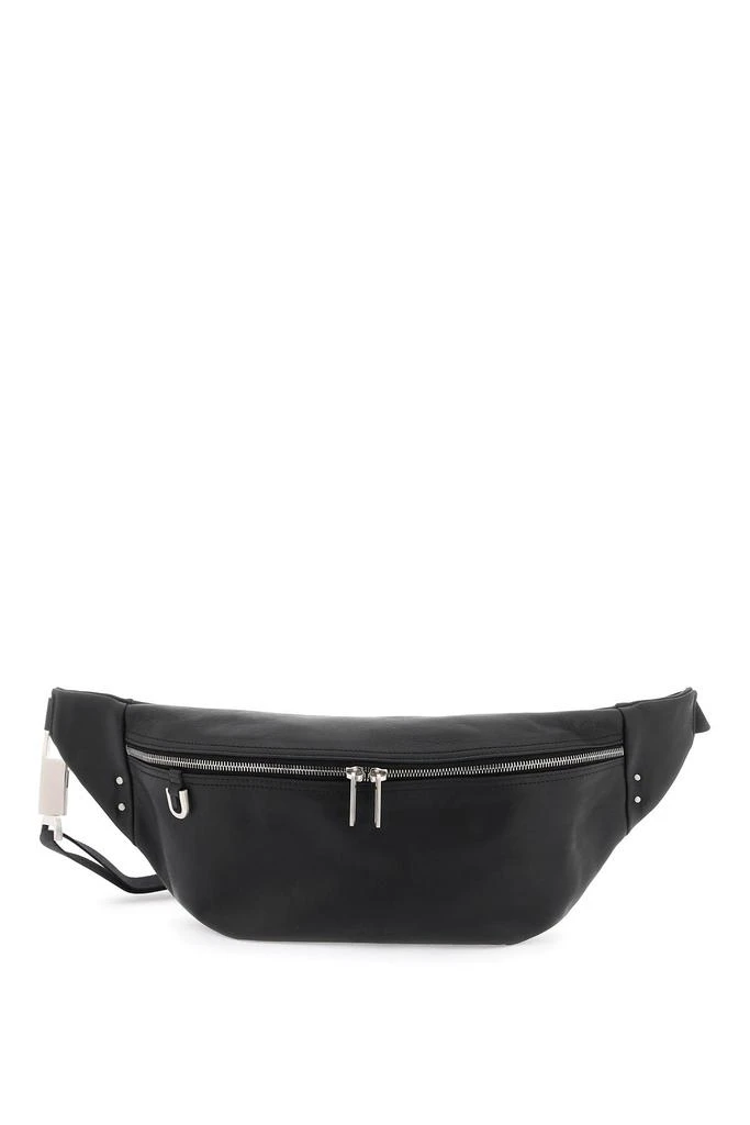 RICK OWENS leather kangaroo pouch 1