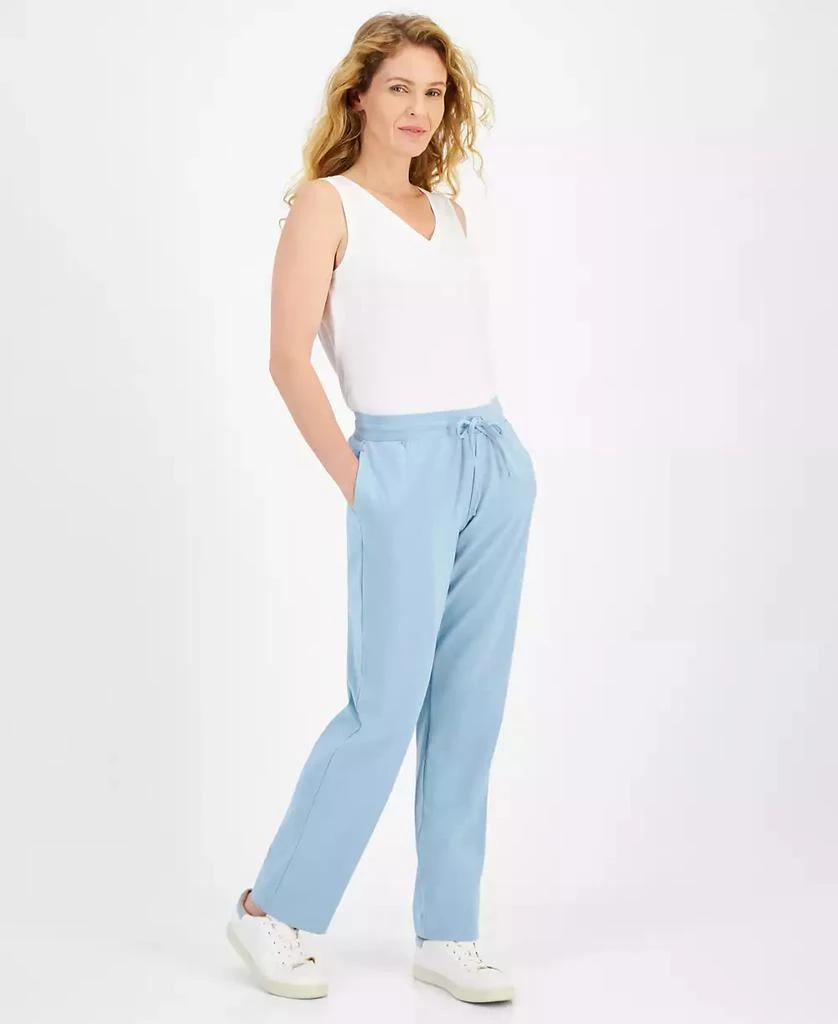 Style & Co Women's Mid Rise Drawstring-Waist Sweatpants, Created for Macy's 1