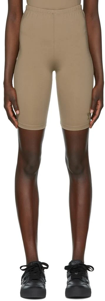 AMI Taupe Ami De Cœur Shorts 1