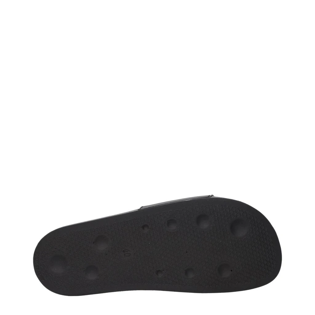 Palm Angels Palm Angels Black Cotton Slippers 5