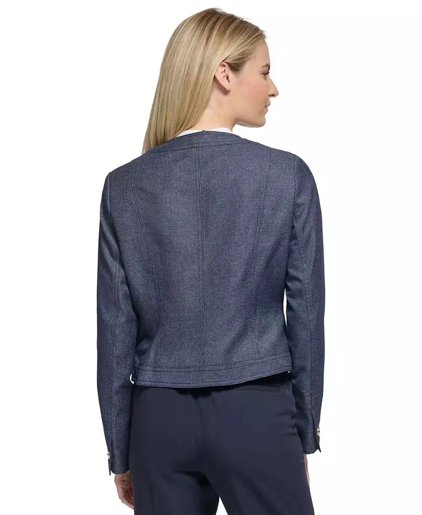 Tommy Hilfiger Women's Crewneck Button-Front Jacket 2
