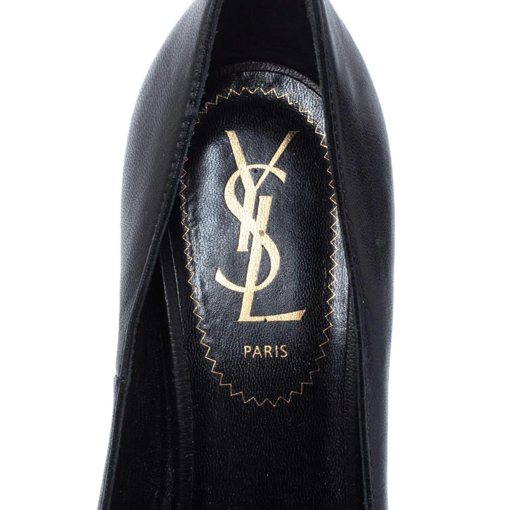 Yves Saint Laurent Saint Laurent Black Leather Tribute Pumps Size 36 7