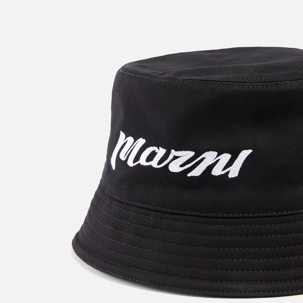 Marni Logo Cotton-Twill Bucket Hat 4
