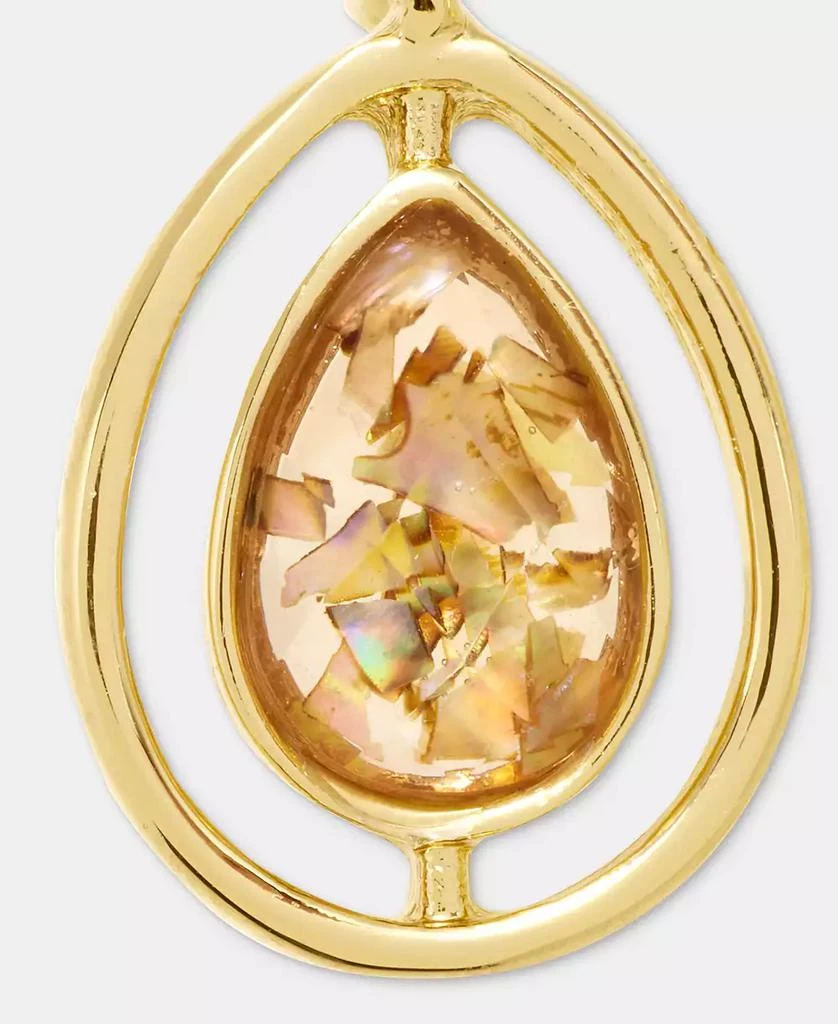 Anne Klein Double Stone Clip-On Drop Earrings 3