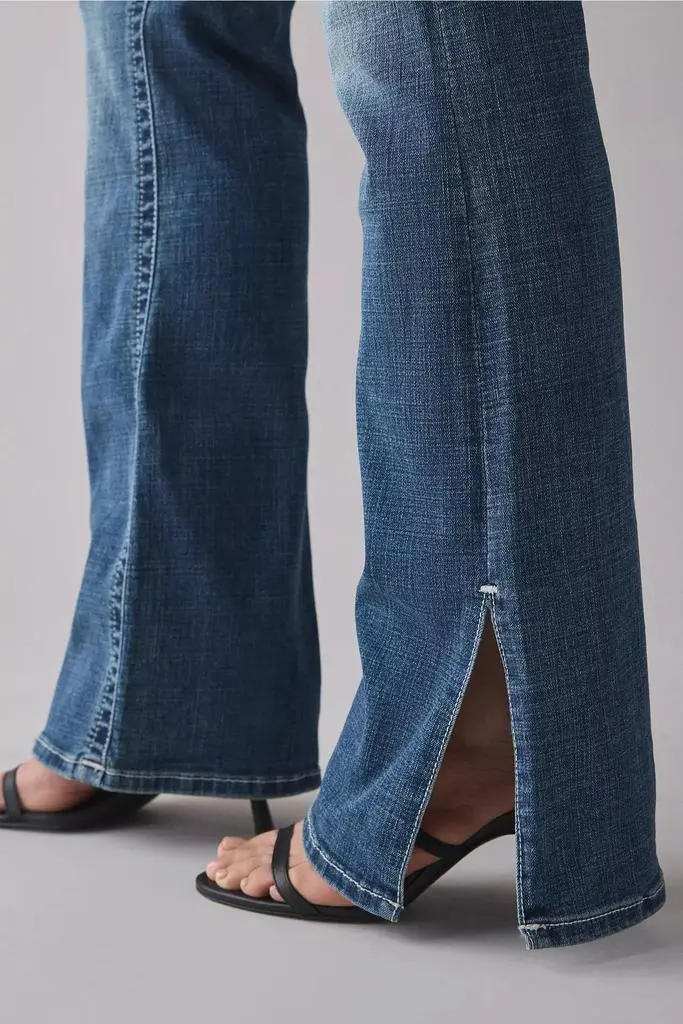 True Religion True Religion Becca Side-Slit Flap Low-Rise Bootcut Jeans 4