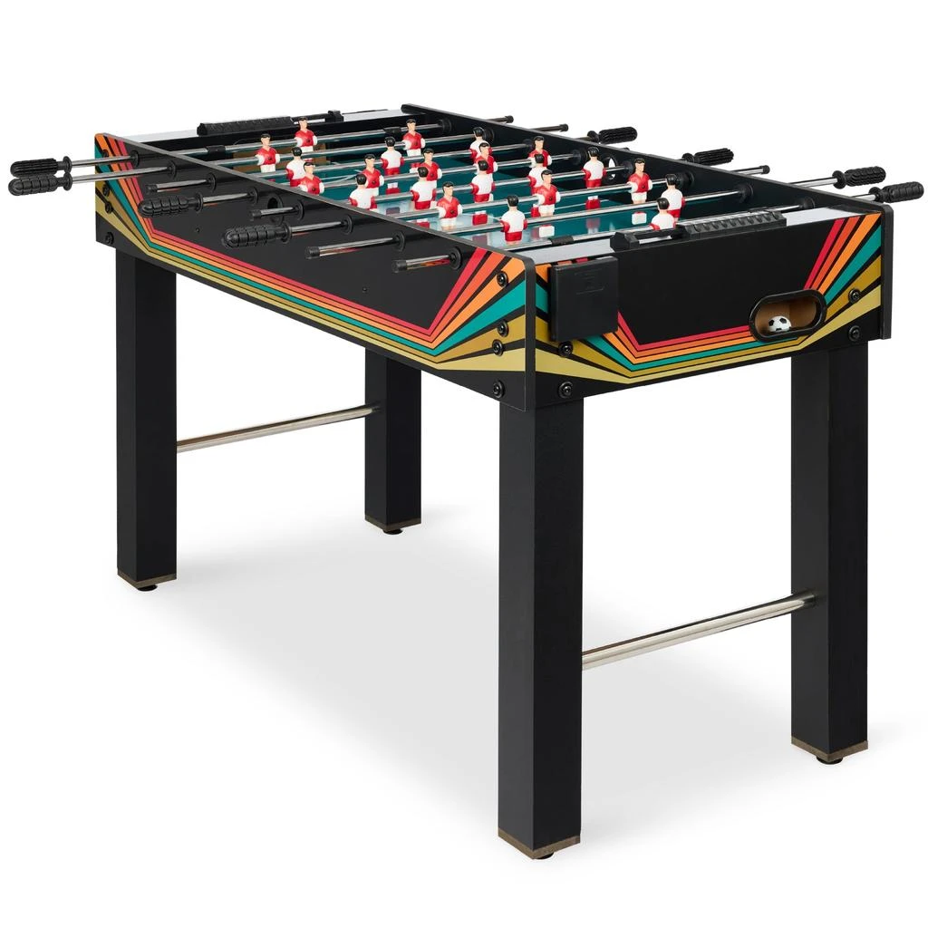 Best Choice Products 48in Competition Sized Foosball Table for Home, Game Room w/ 2 Balls, 2 Cup Holders 1