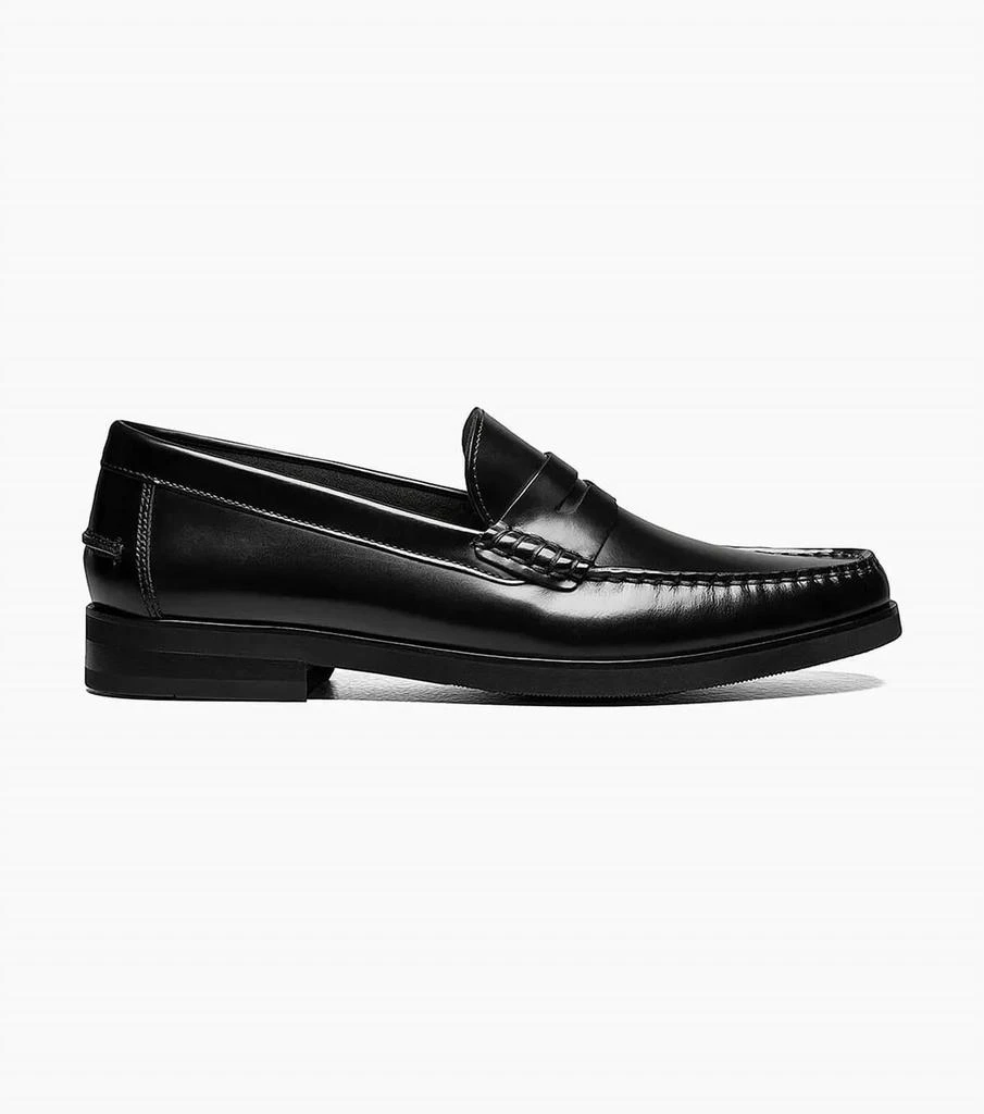 Florsheim Men's Berkley Flex Moc Toe Penny Loafer - Medium Width In Black 2
