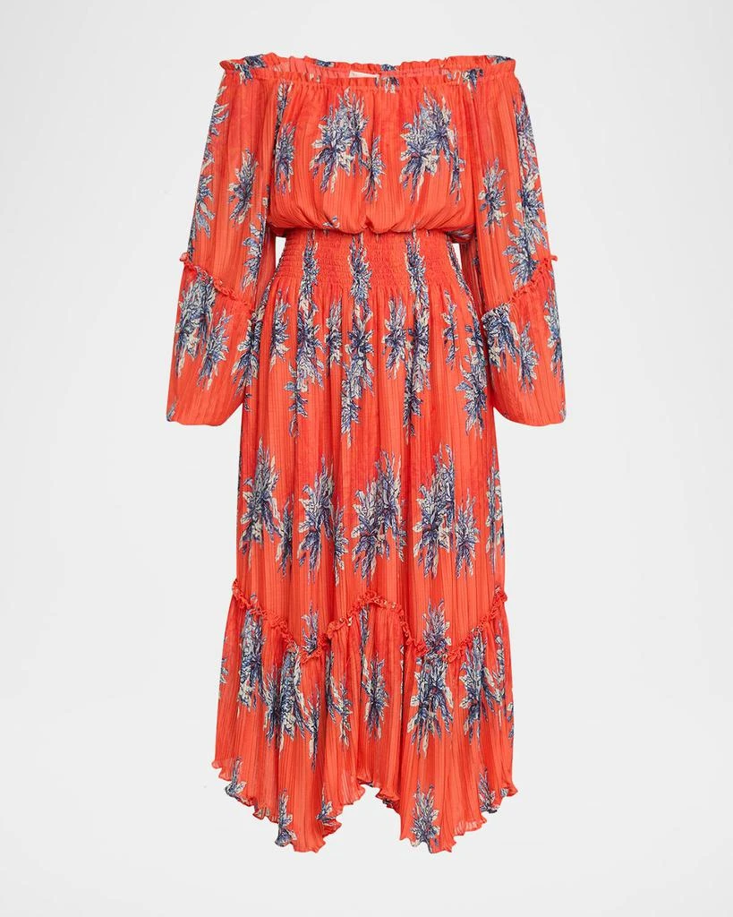 Ramy Brook Alyce Off-Shoulder Midi Dress 1