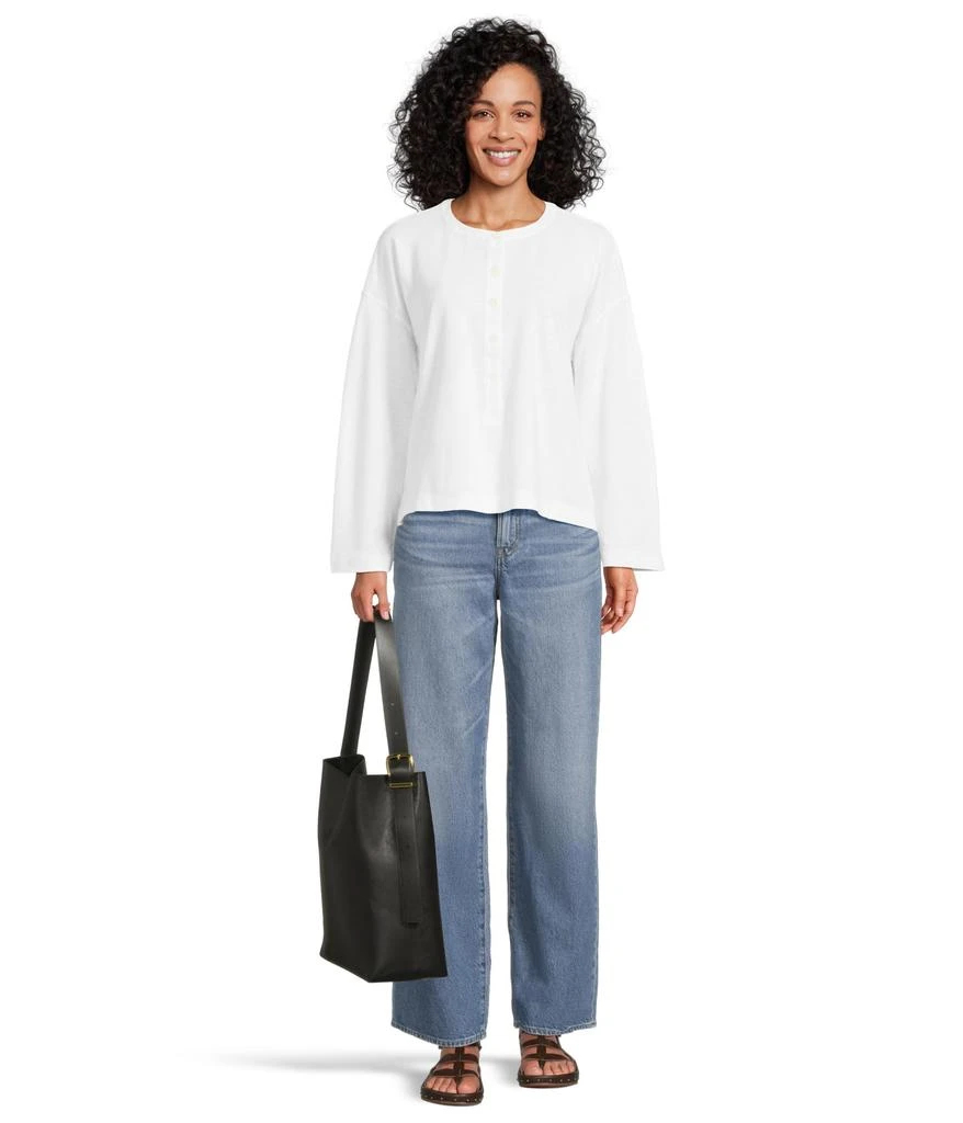 Madewell The Essential Bucket Tote in Leather 5