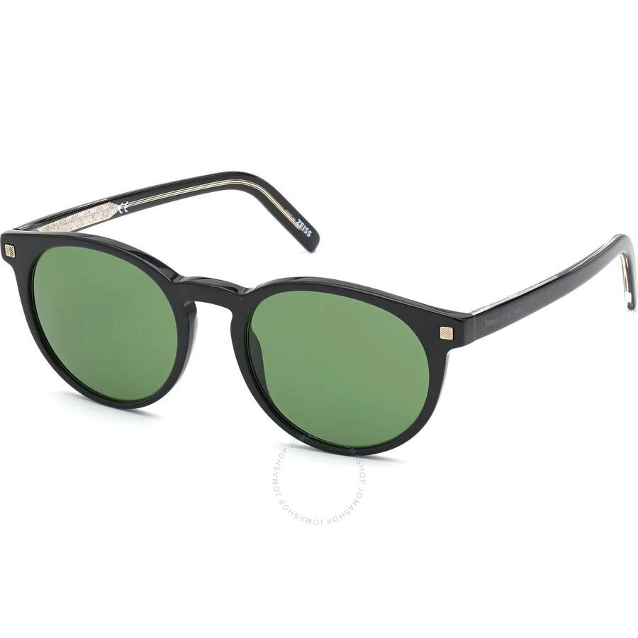 Ermenegildo Zegna Green Oval Men's Sunglasses EZ0172 01N 54