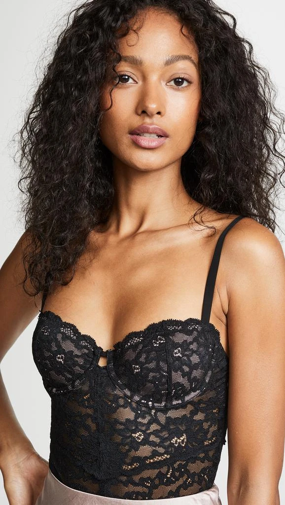 Fleur du Mal Charlotte Lace Balconette Bodysuit 5