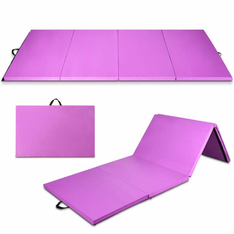Hivvago 8 x 4 Feet Folding Gymnastics Tumbling Mat
