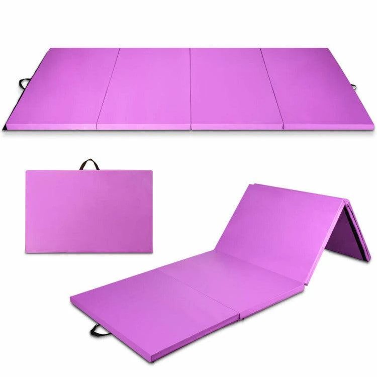 Hivvago 8 x 4 Feet Folding Gymnastics Tumbling Mat 2