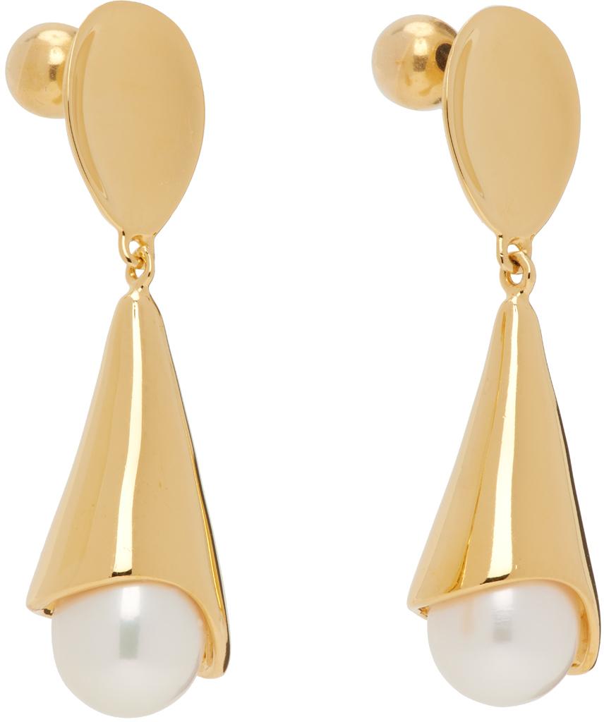 Sophie Buhai Gold Pearl Anna Earrings