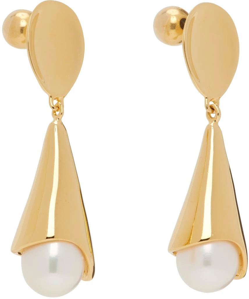 Sophie Buhai Gold Pearl Anna Earrings 2