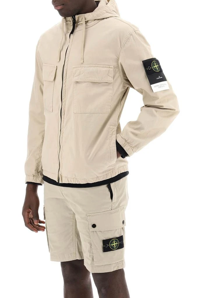 STONE ISLAND supima cotton twill stretch-tc jacket 4