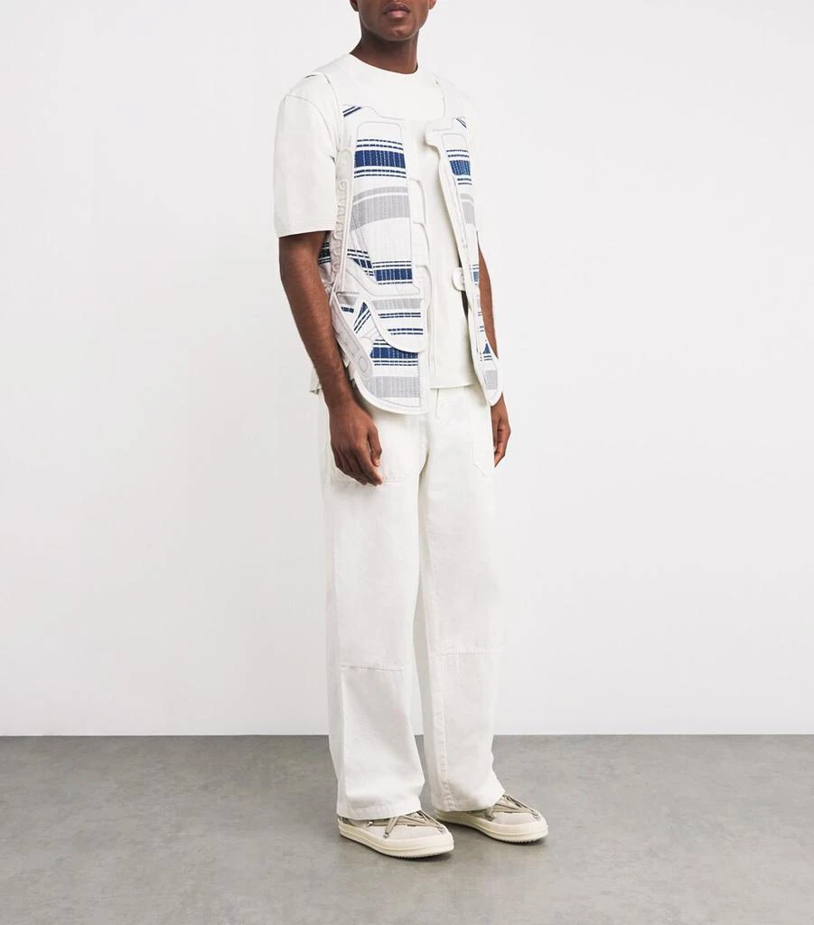 Craig Green Hand-Embroidered Harness Vest 2