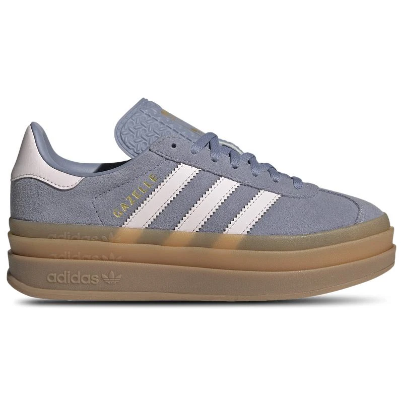 adidas Kids' Grade School Gazelle Bold Shoes, Size 4.5, Purple/Pink