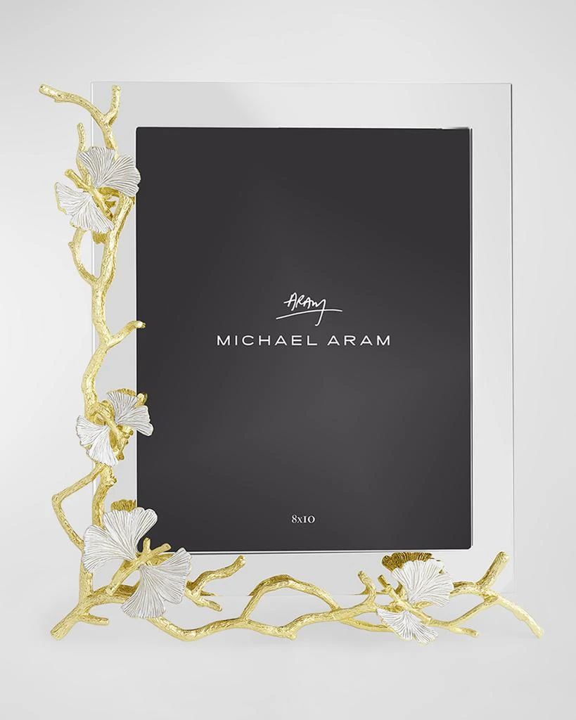 Michael Aram Butterfly Ginkgo White and Gold Frame, 8" x 10" 1