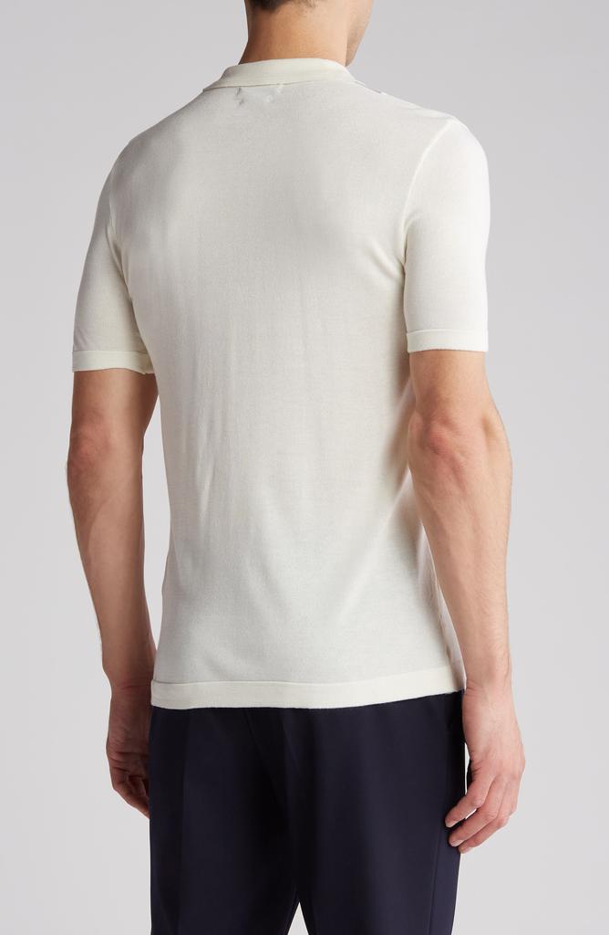 TR Premium Textured Knit Stripe Polo