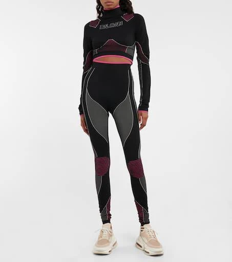 Balmain Logo crop top 2