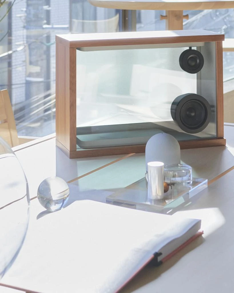 COTODAMA Lyric Speaker Box, Oak Wood 3