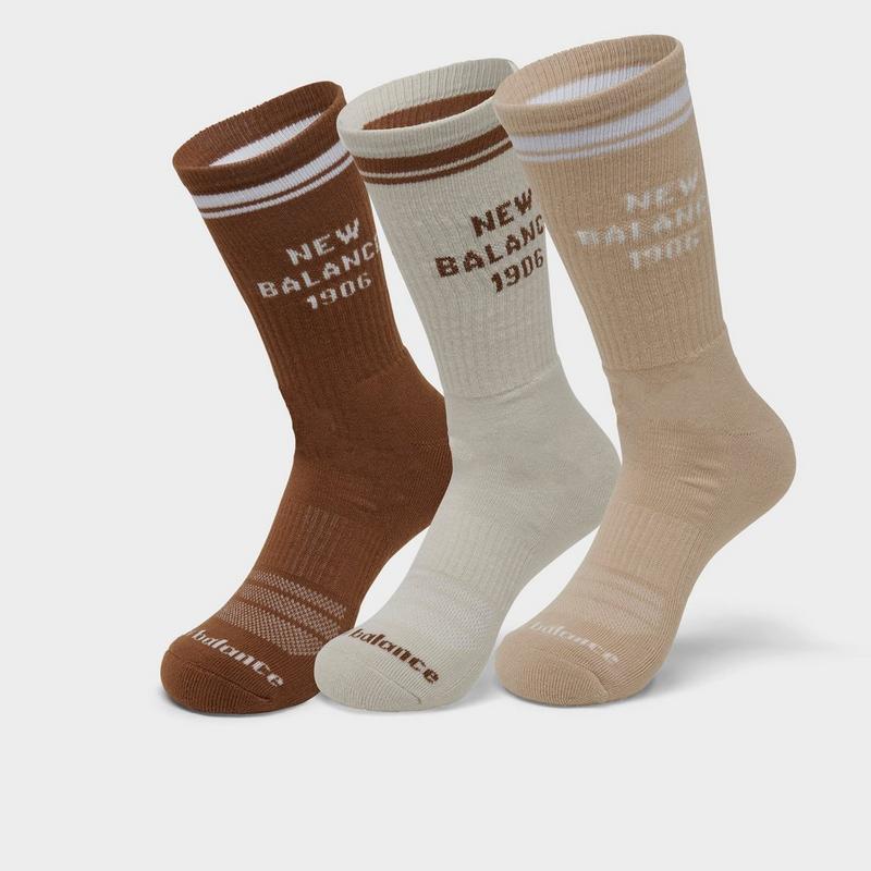 New Balance New Balance Verbiage Crew Socks (3-Pack)