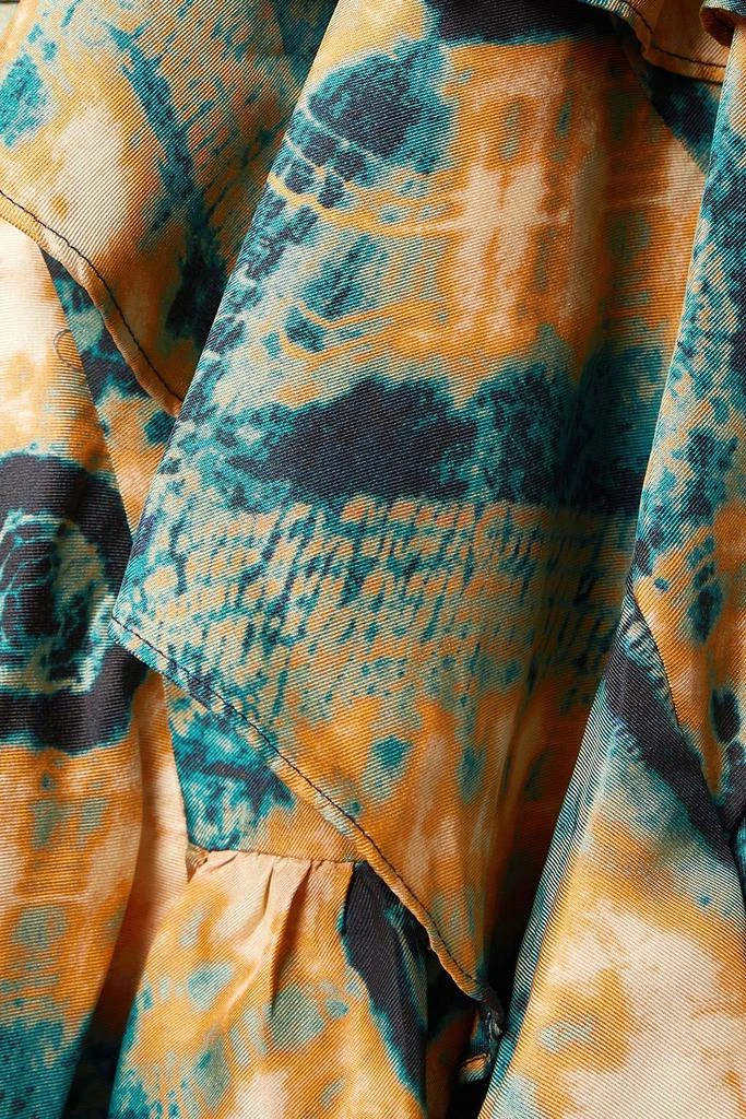 Ulla Johnson Zita ruffled printed silk-twill mini dress 4