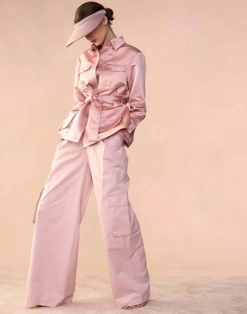 Cynthia Rowley Cynthia Rowley - Marbella Cotton Cargo Pant 5