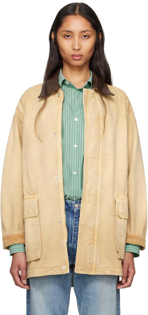 ジャケット・アウター AURALEE ORGANIC COTTON DUCK BLOUSON 3 Auralee Organic Cotton Duck Blouson Light Beige – Très Bien