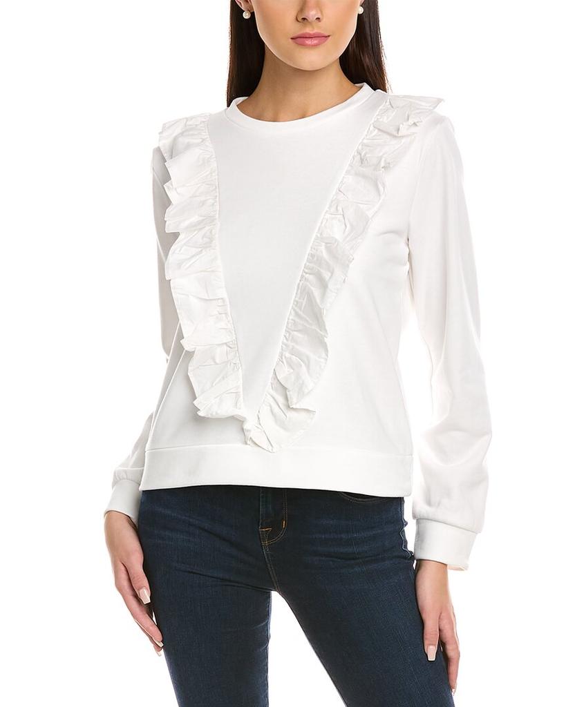 Lea & Viola Lea & Viola Ruffle Sweatshirt