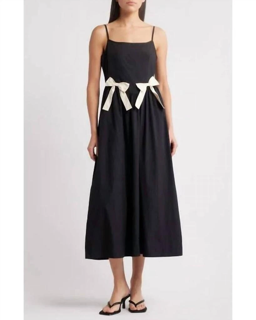 Moon River Moon River - Bow Midi Dress 1