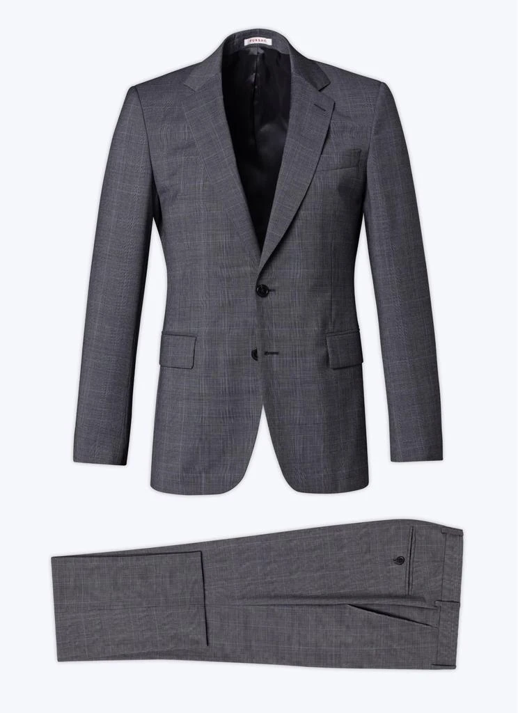 预计3周后发货 Fursac Costume 2 Pièces Pdg Gris Moyen Ceinture Recouverte - Acier - Homme 8