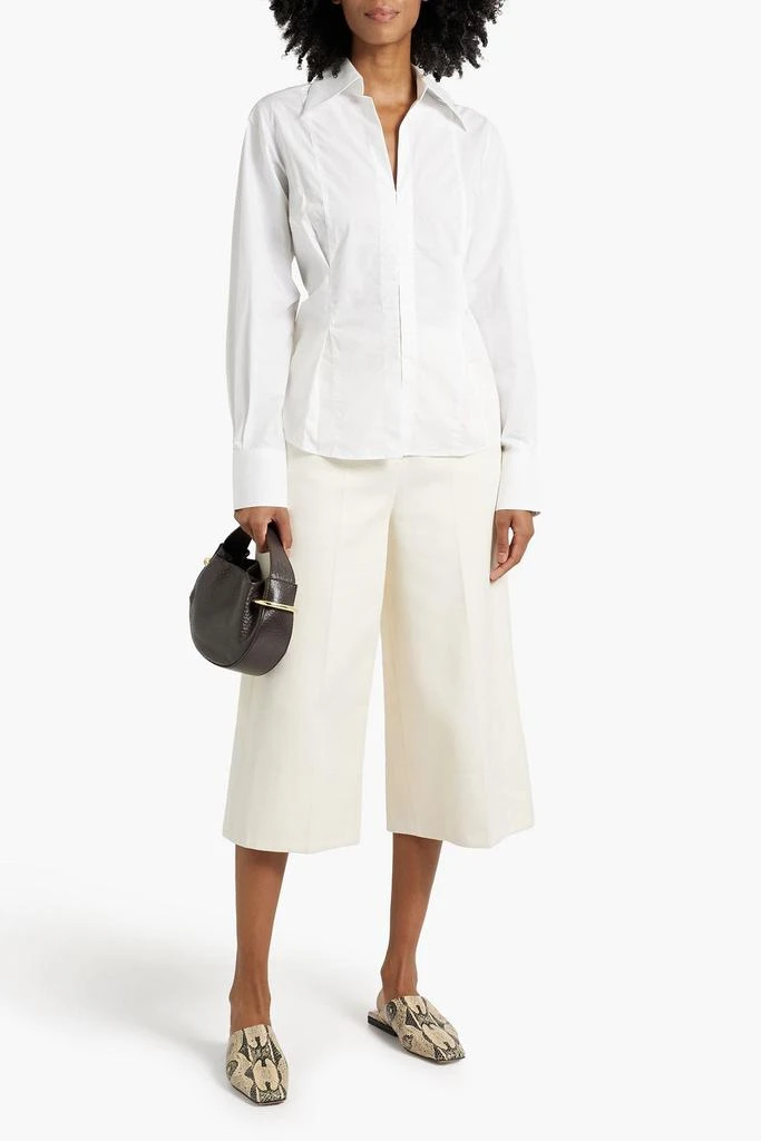 RÓHE Pleated cotton-poplin shirt 2