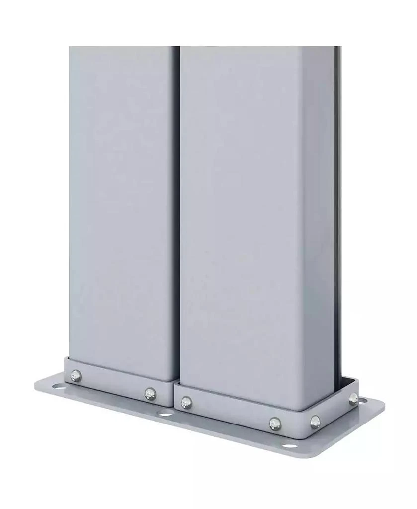 vidaXL Side Awning Anthracite Polyester with PU coating, steel, aluminum 6