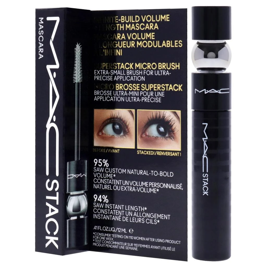 MAC Stack Mascara Superstack Micro Brush by  for Women - 0.41 oz Mascara 1