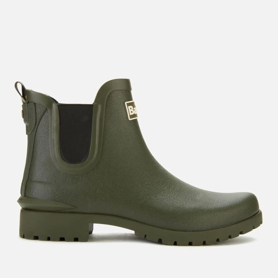 Barbour BARBOUR WOMEN'S WILTON CHELSEA WELLIES - OLIVE 1