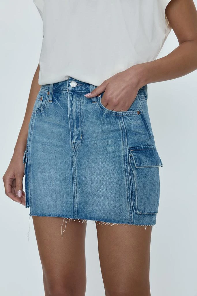 Pistola Denim Rhea Mid Rise Mini Skirt - Heat 2