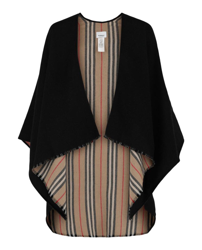 Burberry Icon Stripe Solid Cape