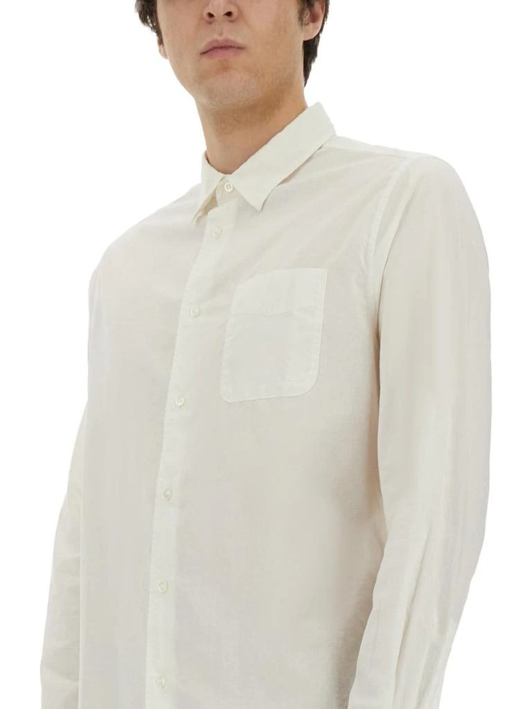 Woolrich Woolrich Long-Sleeved Curved Hem Shirt 4