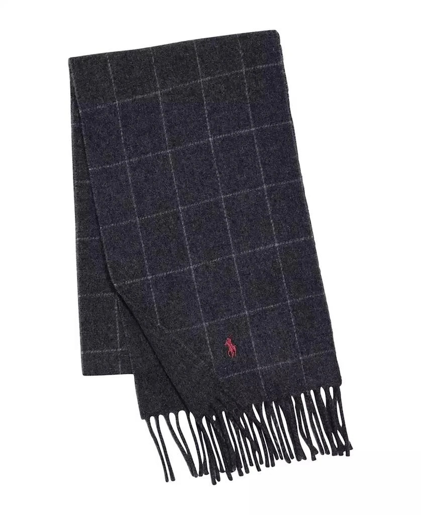 Ralph Lauren Men's Reversible Windowpane Scarf 3