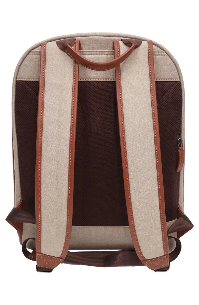 Boconi Recycled Polyester & Leather Backpack 2