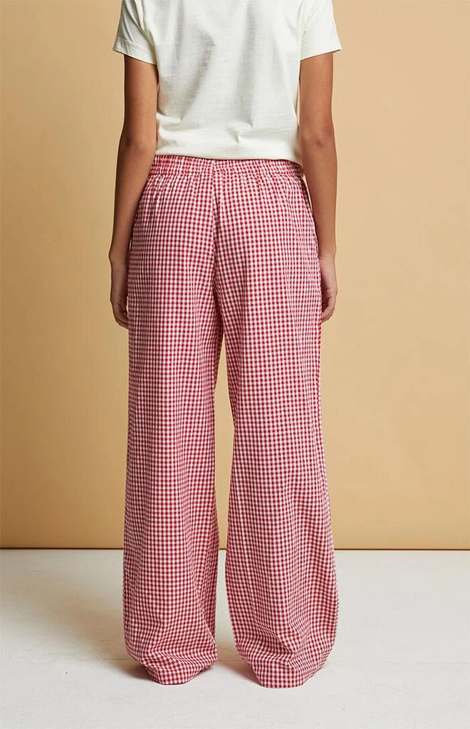 Beverly and Beck Red Gingham Boxer Pajama Pants 3